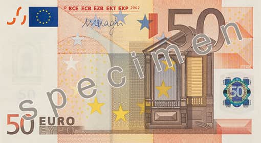 50 eur aktualna bankovka